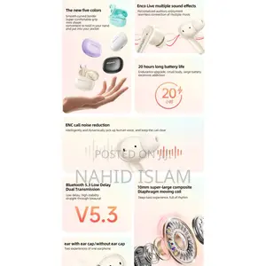 Photo - Awei T90 2 in 1 Enc Wireless Bluetooth Earbuds