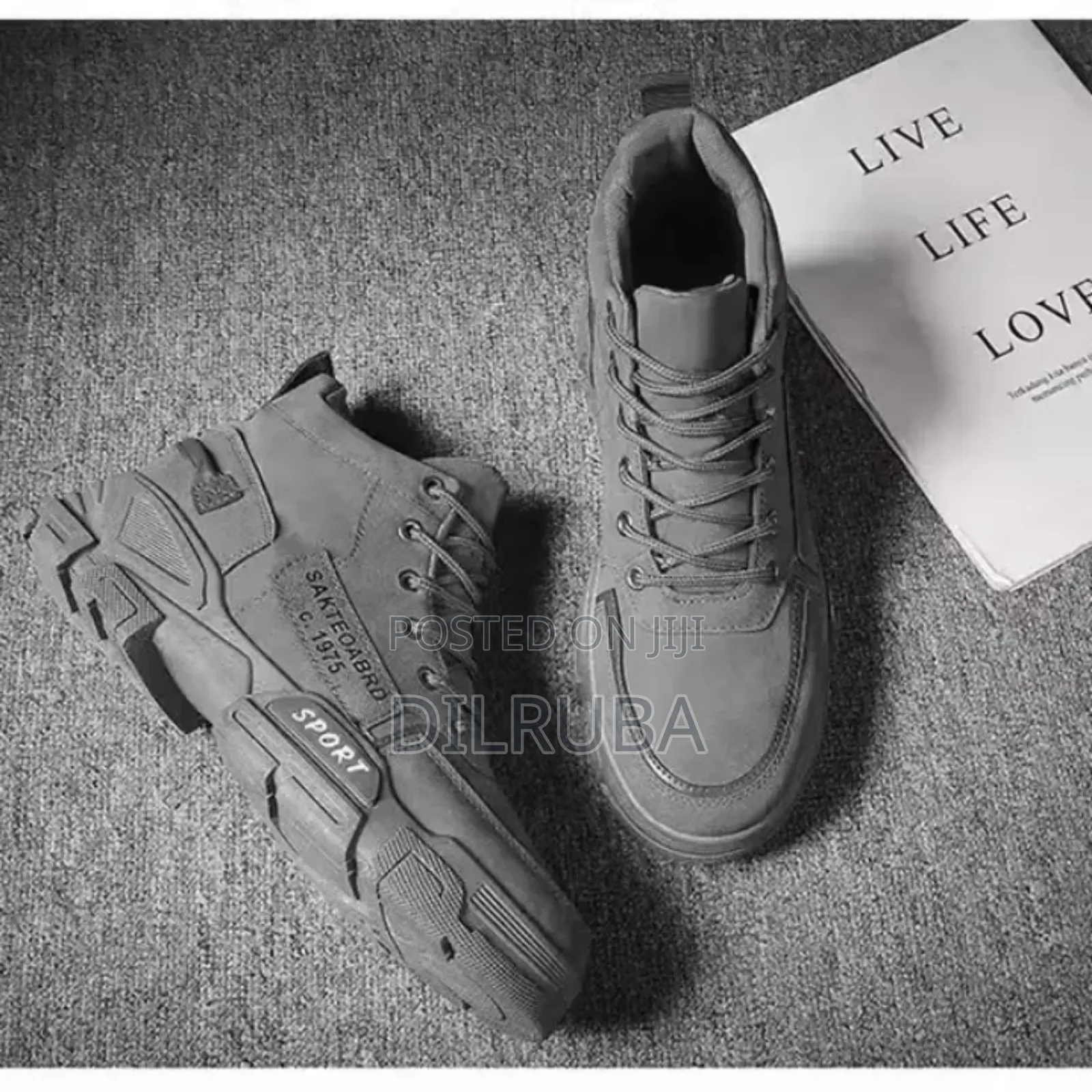 Sakteoabrd মেনস হাই-টপ স্পোর্টস স্নিকার (সাইজ 40-45)