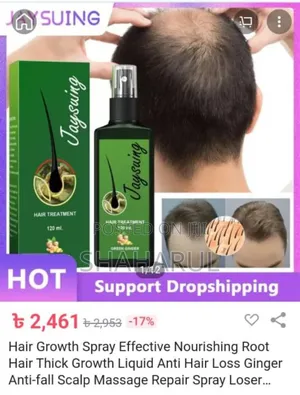 Photo - Hair Growth Spray Effective Nourishing