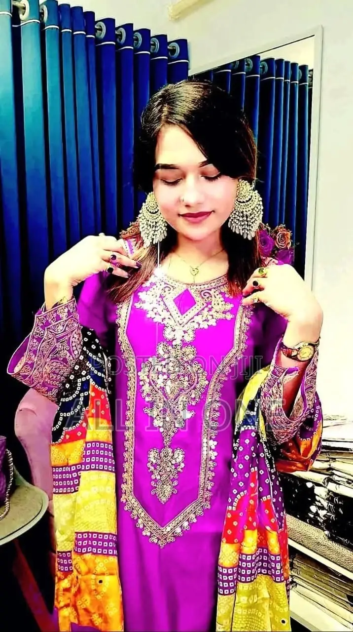 All Body Embroidery Work Sequins Chumki New Updete