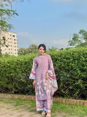 Digitally Printed Elegance Three-Piece