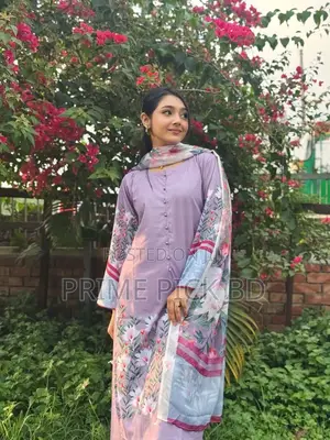 Digitally Printed Elegance Three-Piece