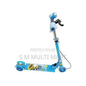 Photo - Foldable 3-Wheel Kick Scooter for Kids
