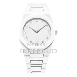 Photo - D1 Milano Polycarbon Arabic Watch – Minimalist White
