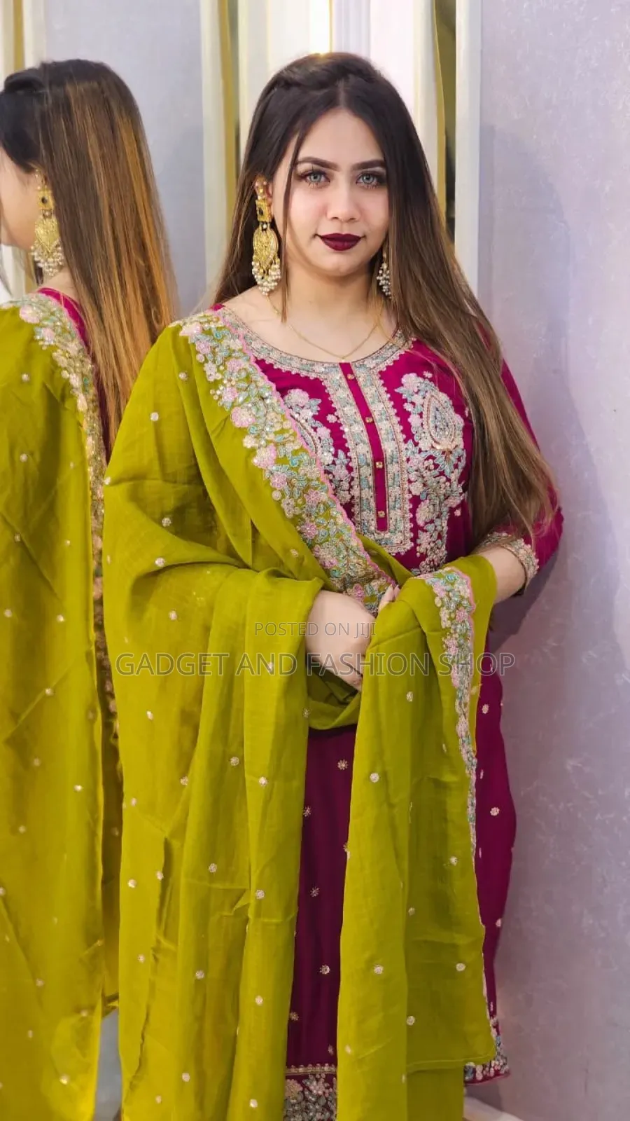 New Design Premium Lilen Embroidery Work Three Piece