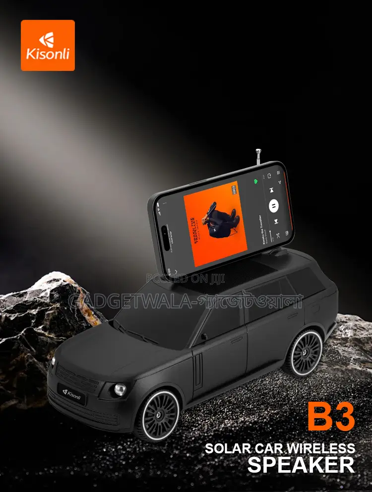 Kisonli B3 Solar Car Music Bluetooth Speaker