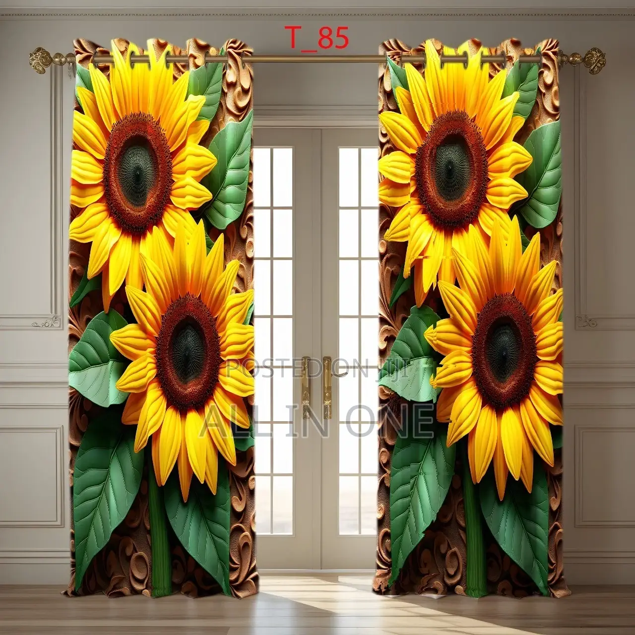 3d Print Premium Curtains (2 Piece)