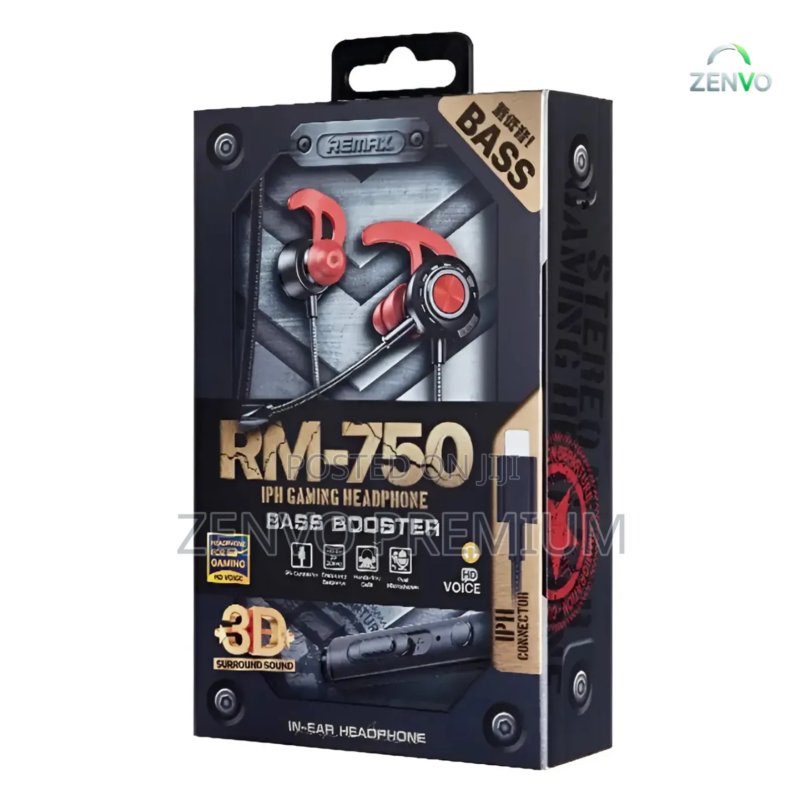 Remax Rm-750 Iph Gaming Earphones (Lightning)