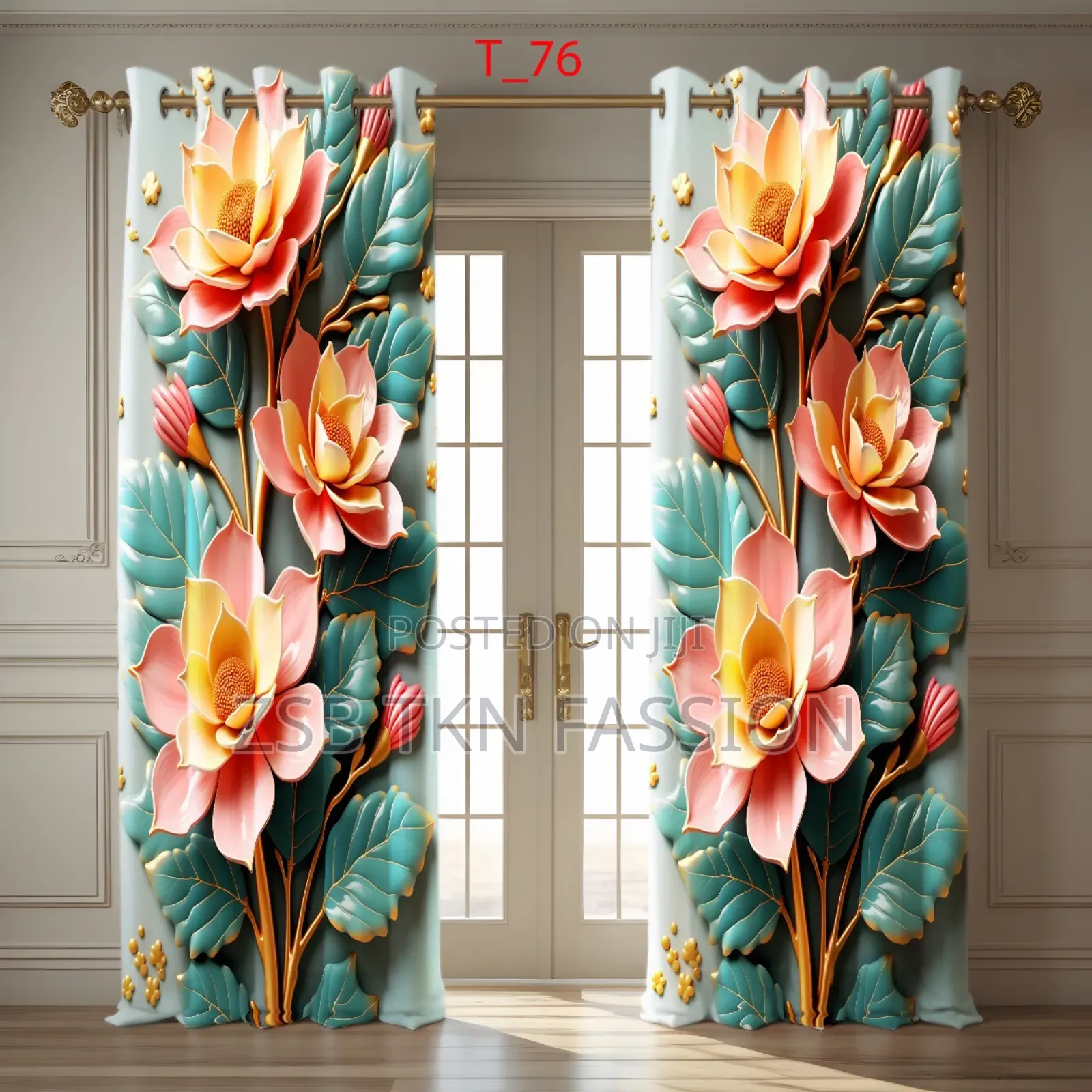 3d Print Premium Curtains (2 Piece)