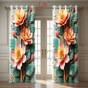 Photo - 3d Print Premium Curtains (2 Piece)