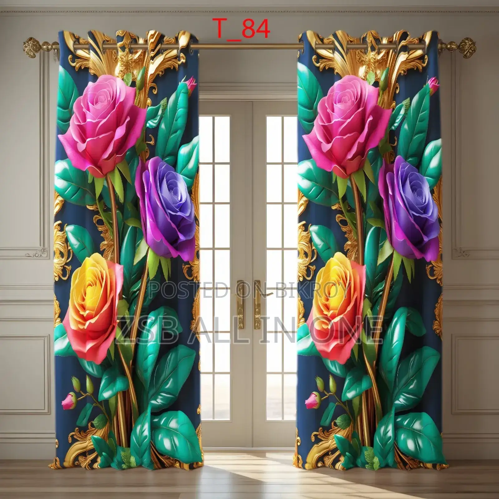 3D Print Premium Curtains (2 Piece) High Quality