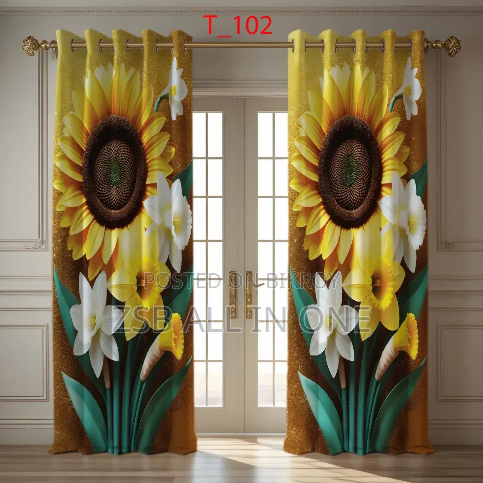 3D Print Premium Curtains (2 Piece) High Quality
