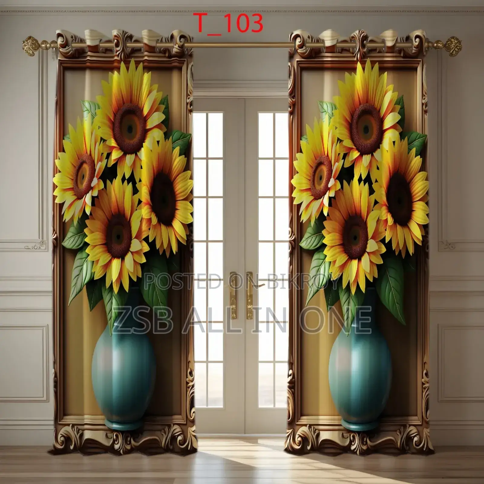 3D Print Premium Curtains (2 Piece) High Quality