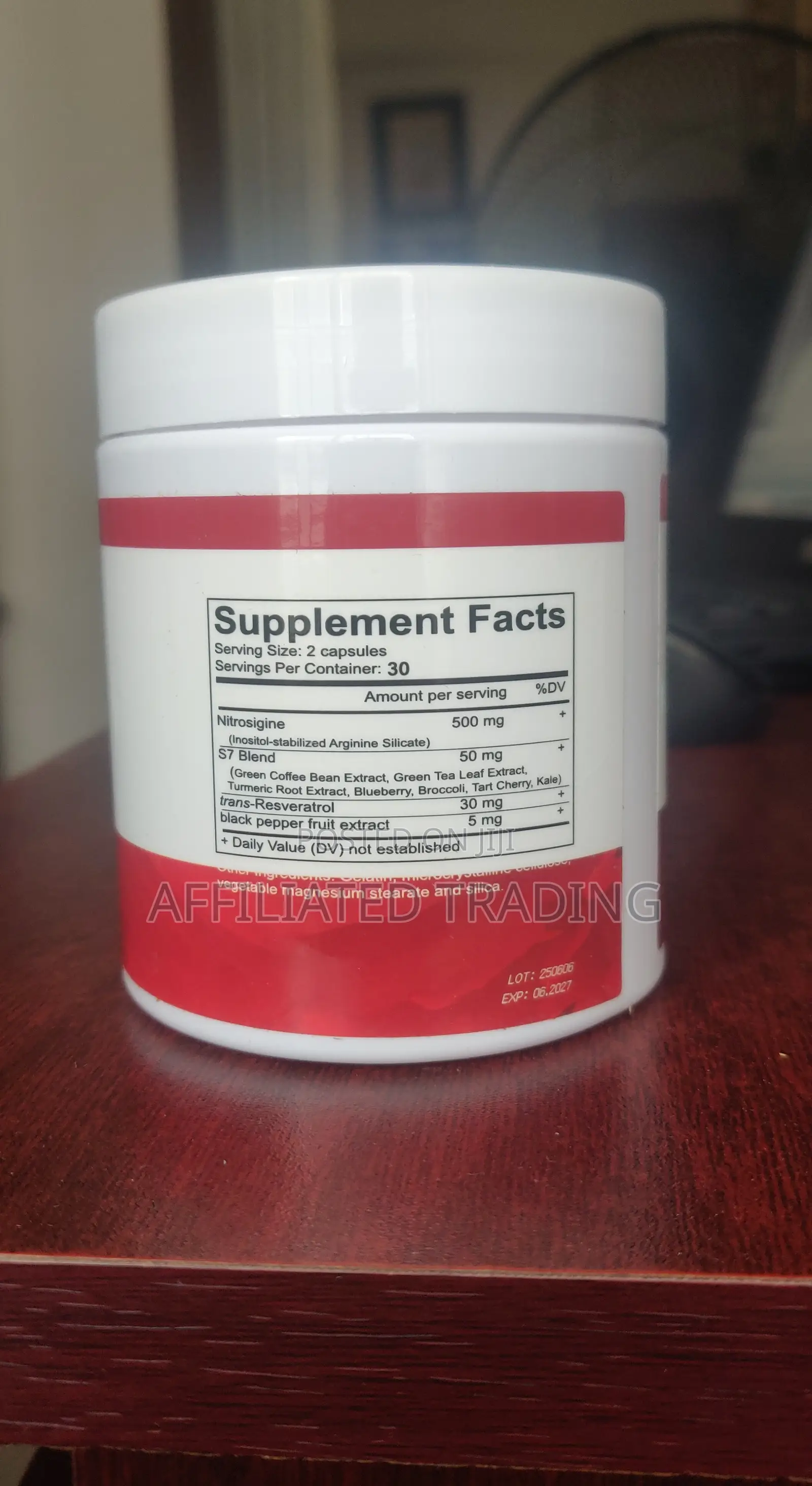 Nitric Oxide Blood Flow 7 - 60 Capsules