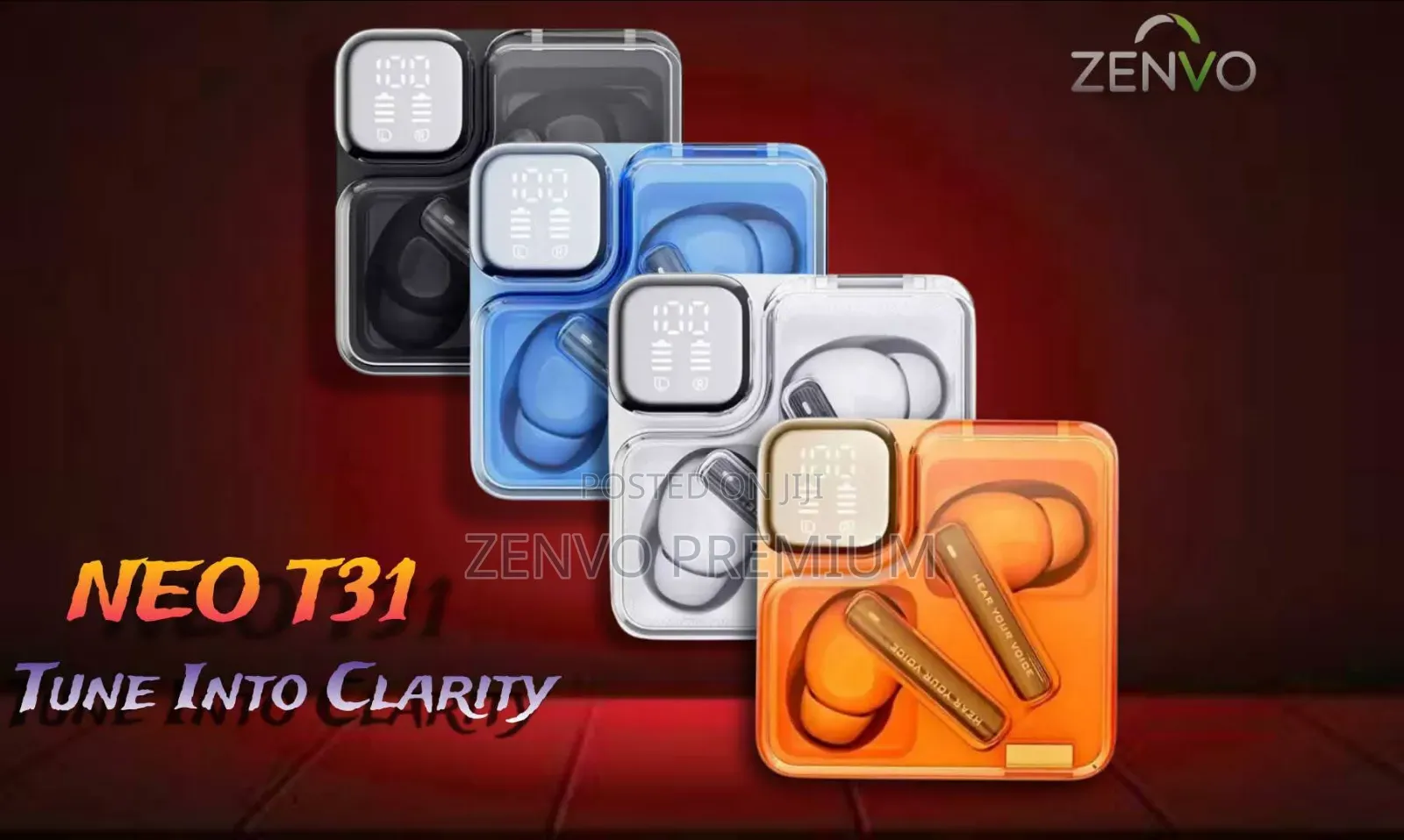 Qcy Melobuds Neo T31 Transparent TWS