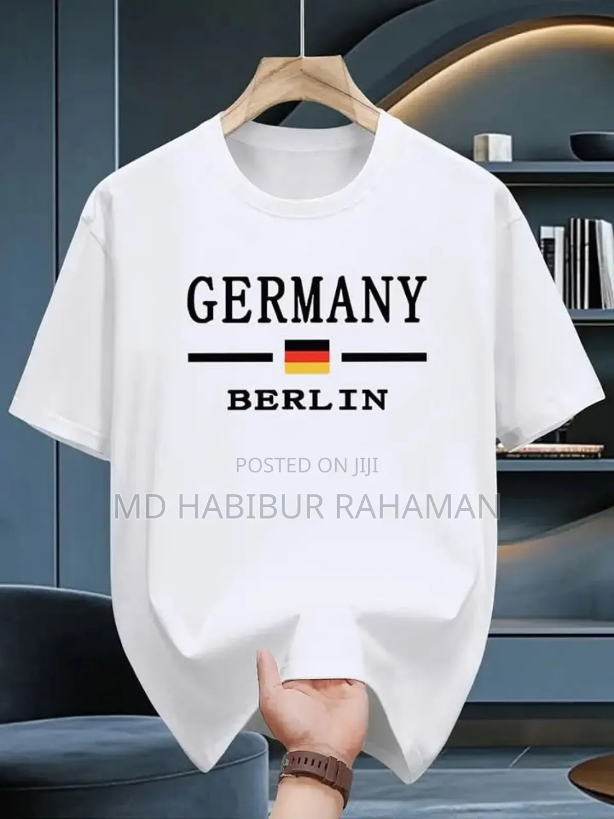 Stylish T-Shirt
- Soft Kniting Dewing