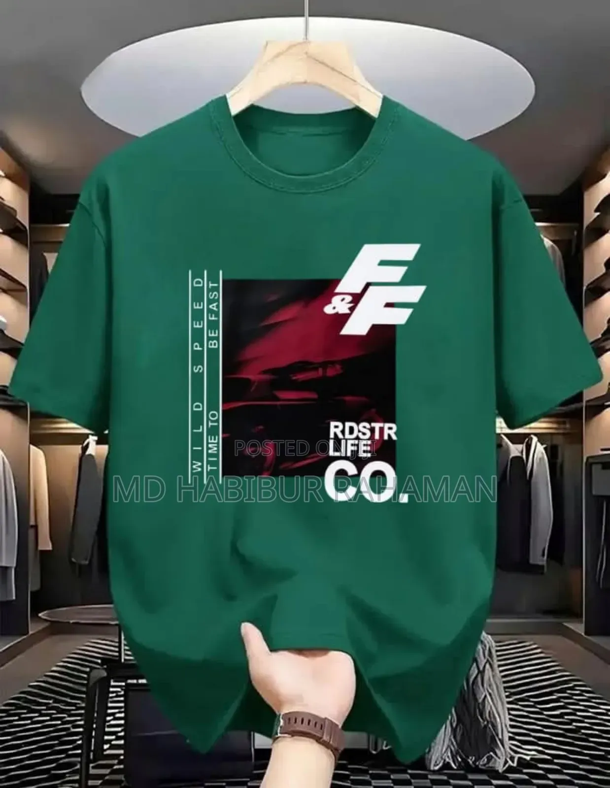 Stylish T-Shirt
- Soft Kniting Dewing