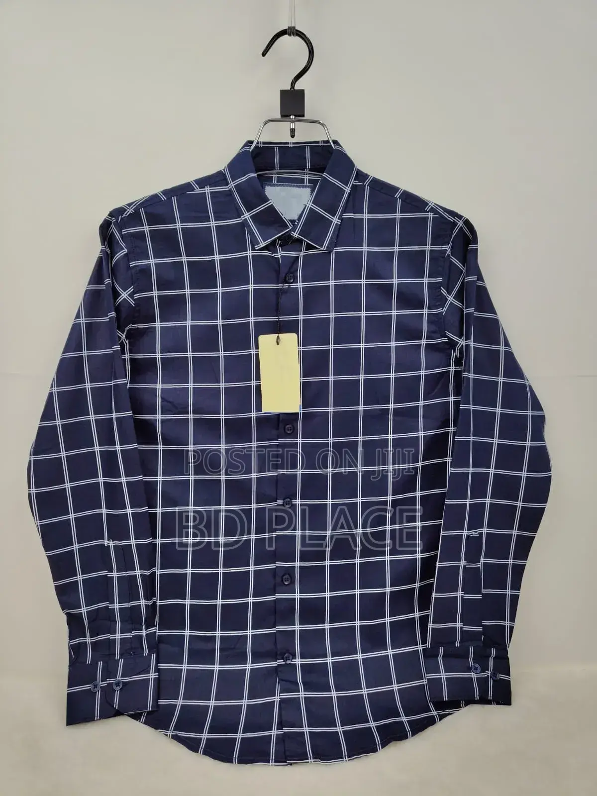 Pure Cotton Full Sleeve Check Print Shirt for Men's