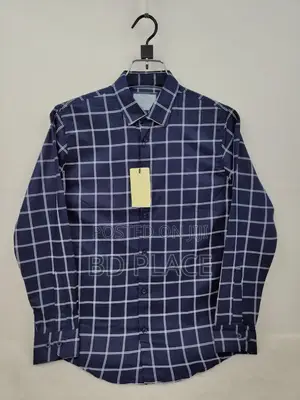 Photo - Pure Cotton Full Sleeve Check Print Shirt for Men's