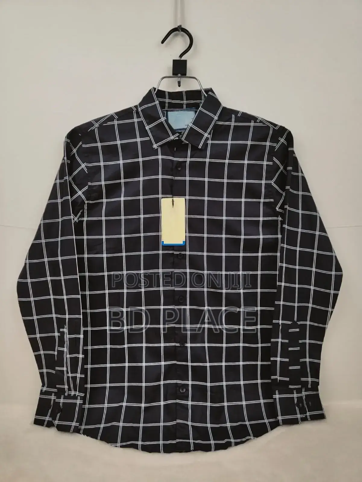 Pure Cotton Full Sleeve Check Print Shirt for Men's