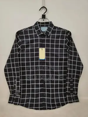 Pure Cotton Full Sleeve Check Print Shirt for Men's
