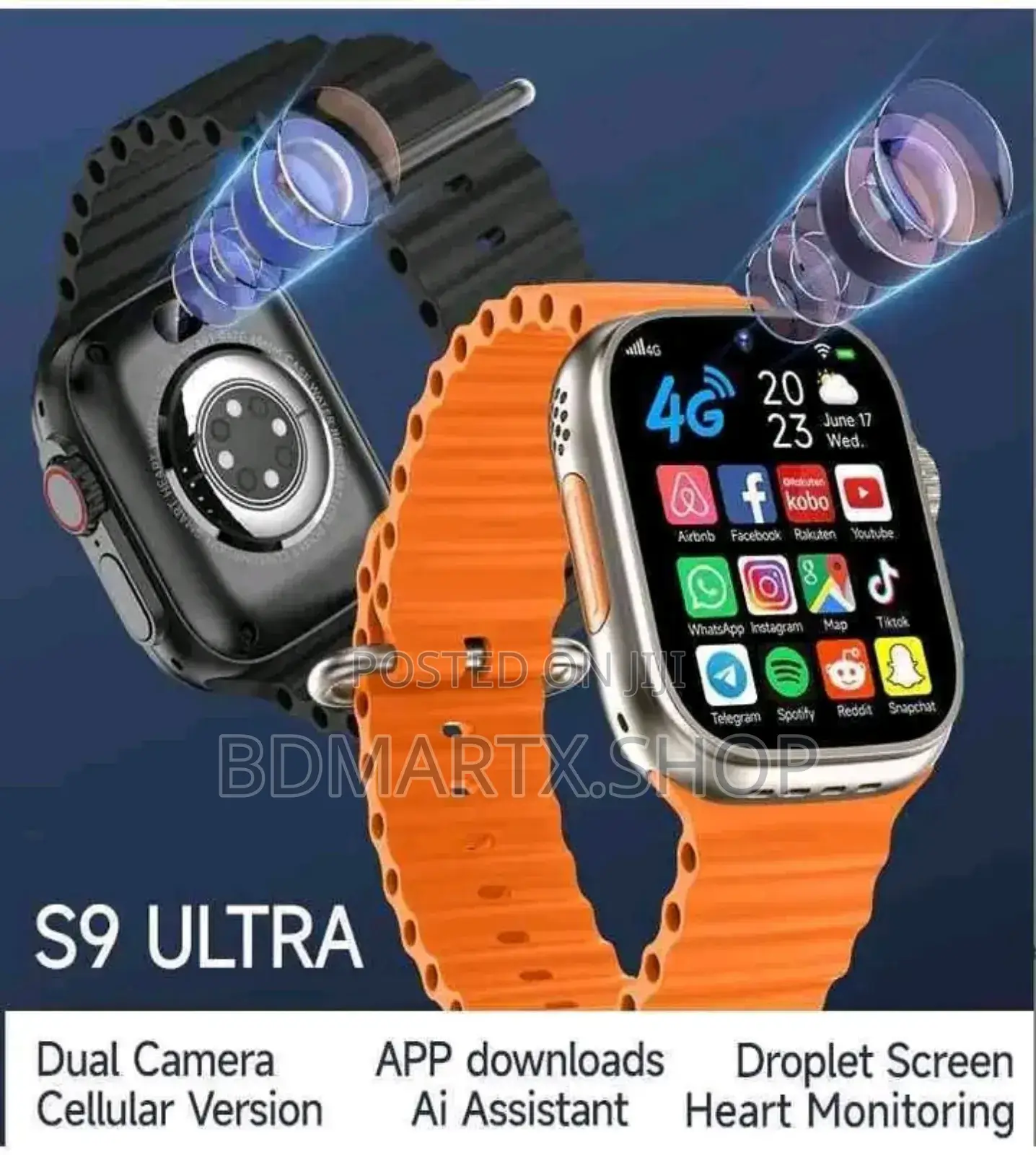 Ultra S9 5g Android Watch Dual Camera