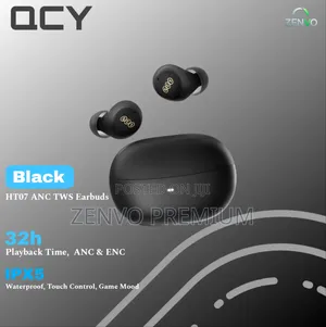 Photo - Qcy Ht07 Anc TWS Earbuds (Best Deal) – Black Color