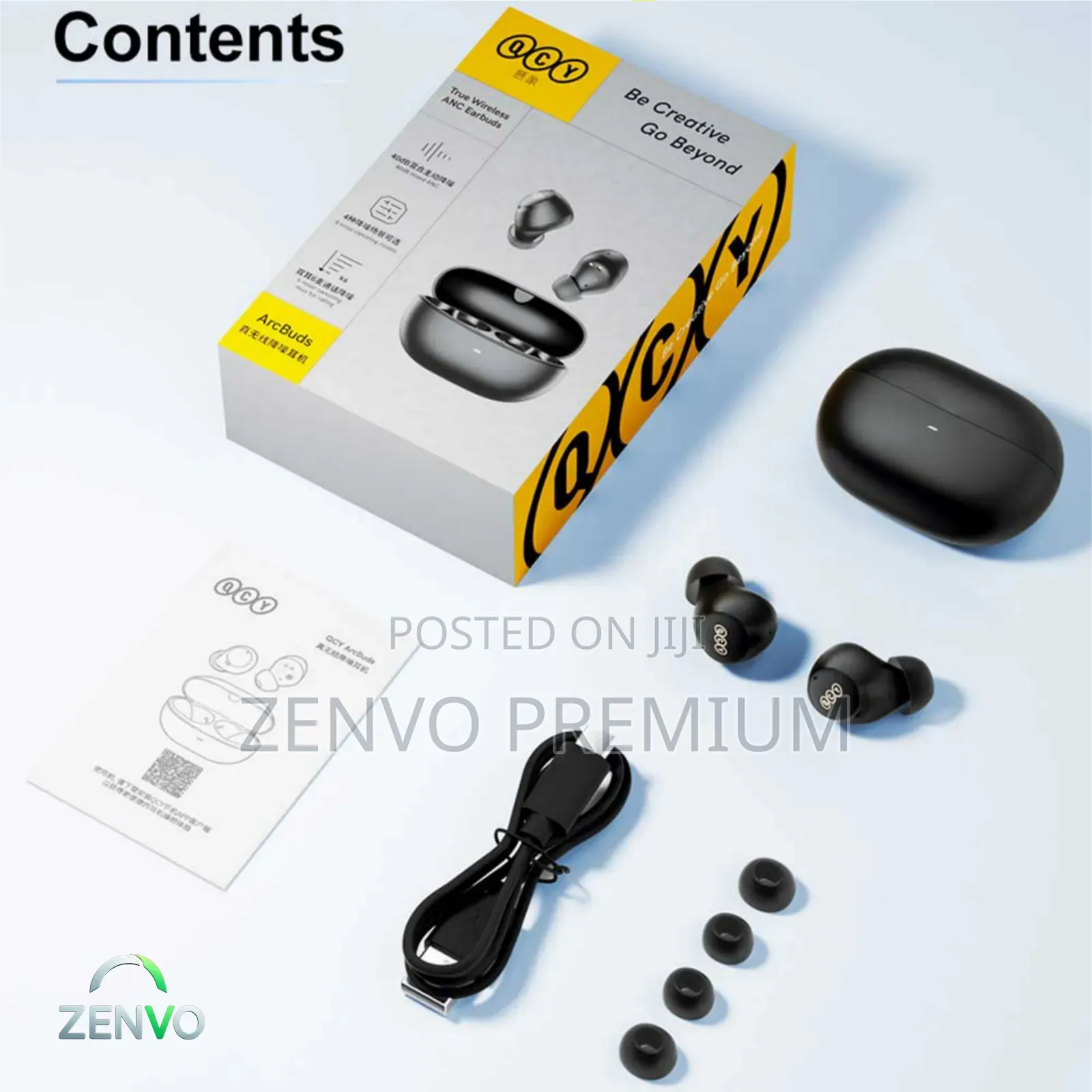 Qcy Ht07 Anc TWS Earbuds (Best Deal) – Black Color