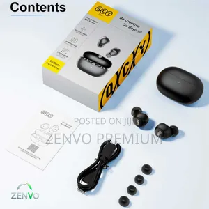 Qcy Ht07 Anc TWS Earbuds (Best Deal) – Black Color