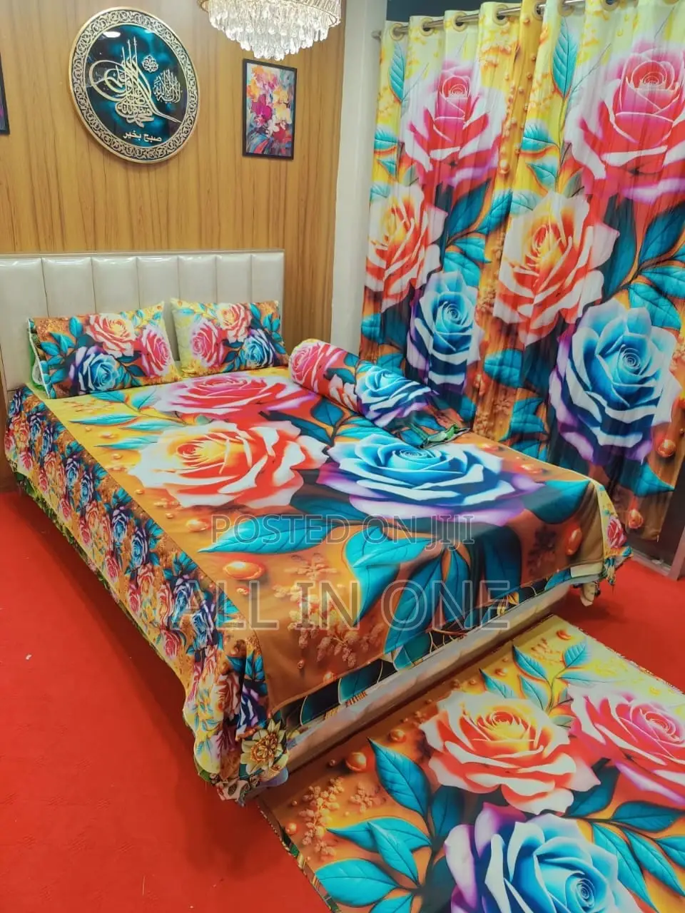 Primium 3d Bedsheet Four Piece Set