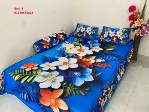 Primium 3d Bedsheet Four Piece Set