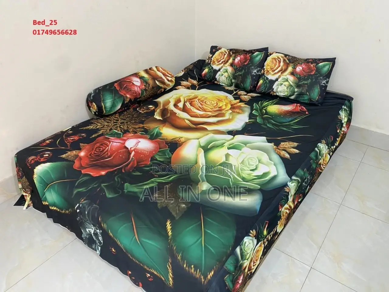 Primium 3d Bedsheet Four Piece Set