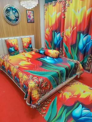 Primium 3d Bedsheet Four Piece Set