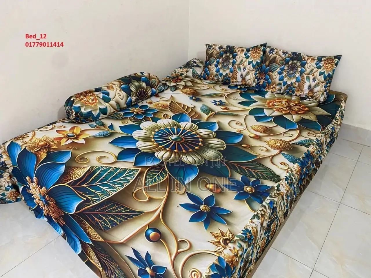 Primium 3d Bedsheet Four Piece Set