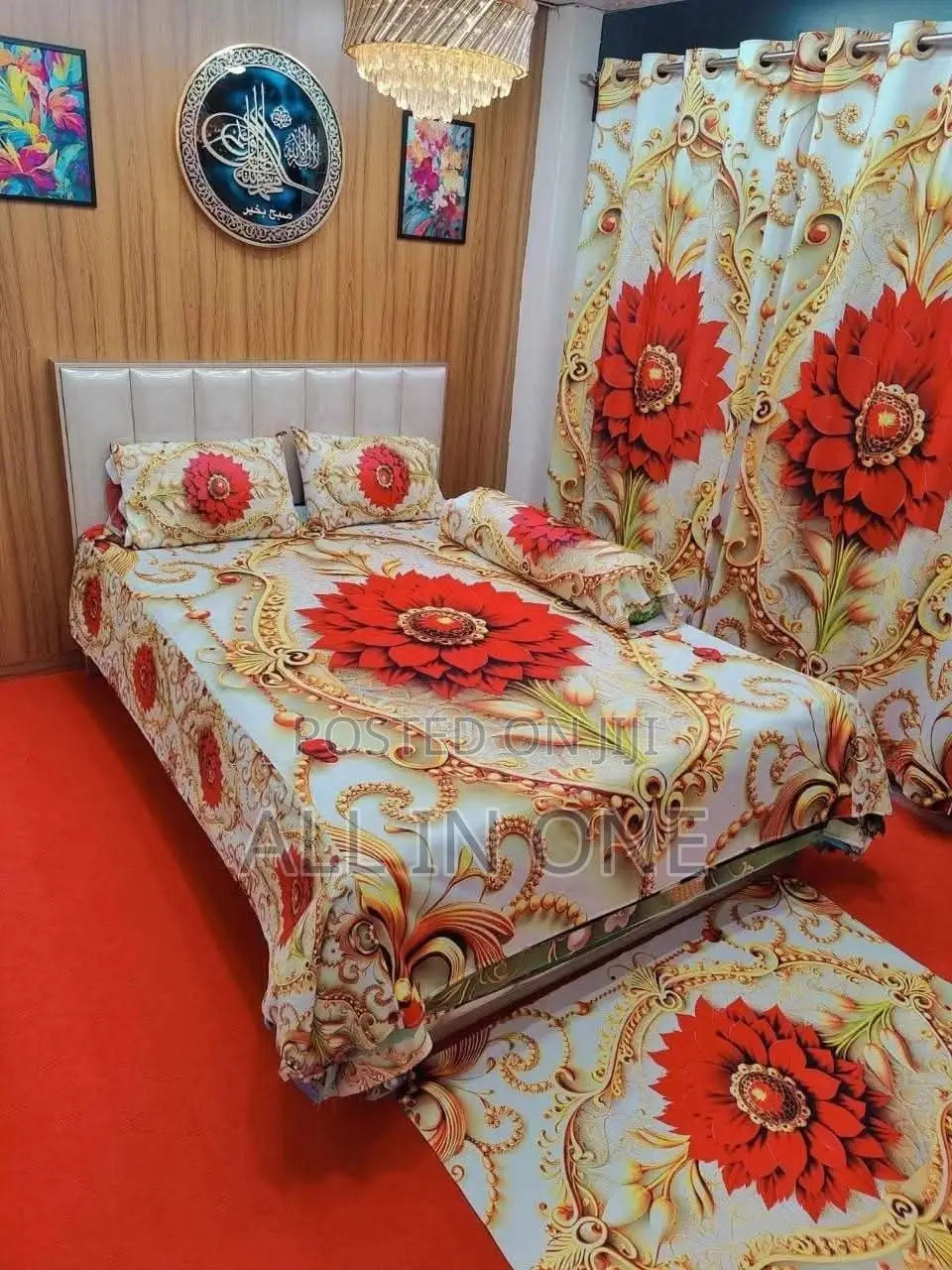 Primium 3d Bedsheet Four Piece Set Nw Bb Vr