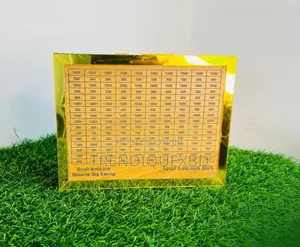 Rich Box Golden – Modern Money Saving Box for Kids Adults