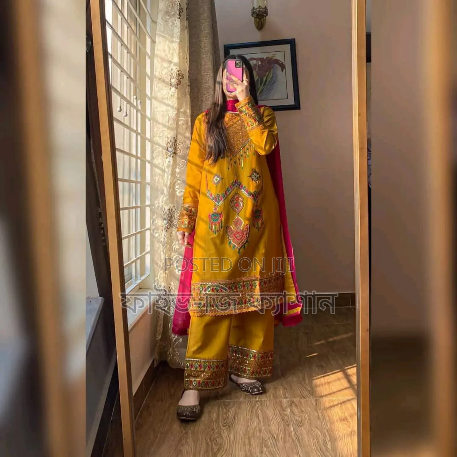 Sequence Embroidery Three Piece