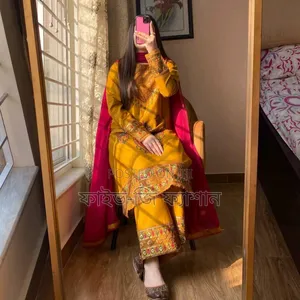 Sequence Embroidery Three Piece