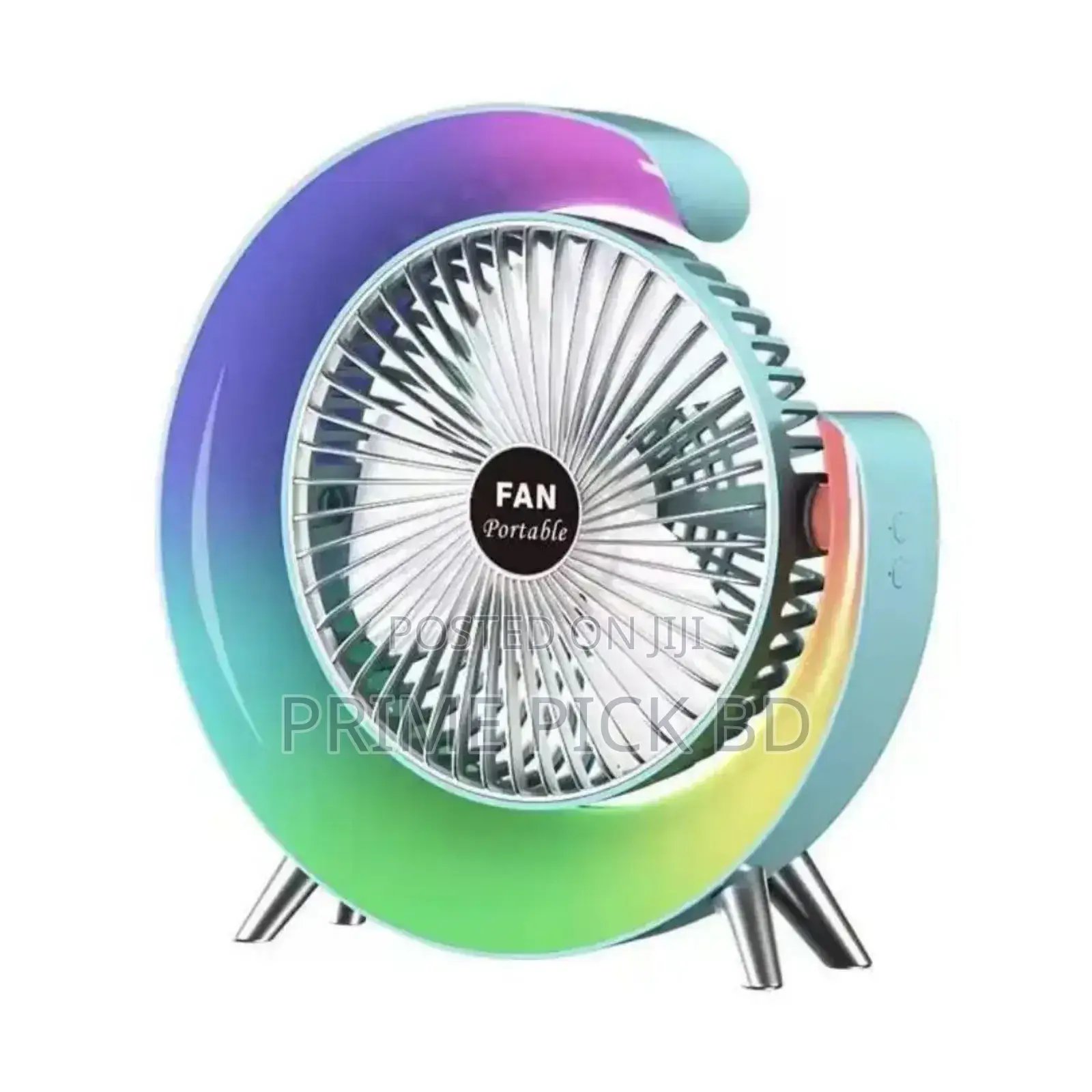 Rechargeable Colorful Desktop Fan