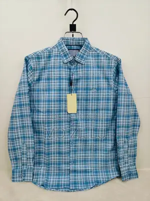 Pure Cotton Full Sleeve Check Print Shirt for Men's