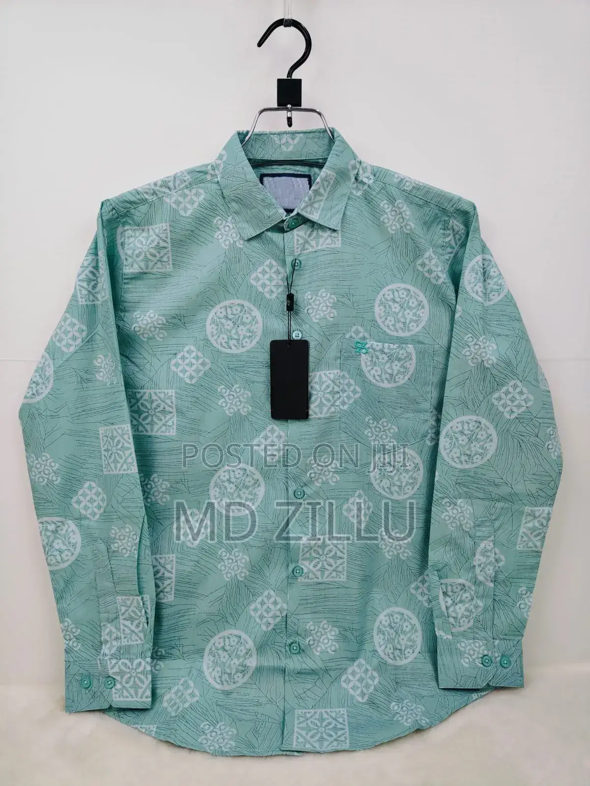 Pure Cotton Full Sleeve Check Print Shirt for Men's