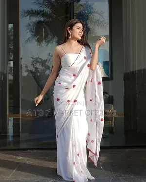 Premium Jorjet Embroidery Sharee