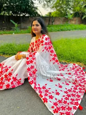 Photo -  Half Silk Block Print Sharee 