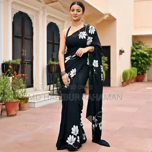 Photo - Premium Semi Moslin Sharee