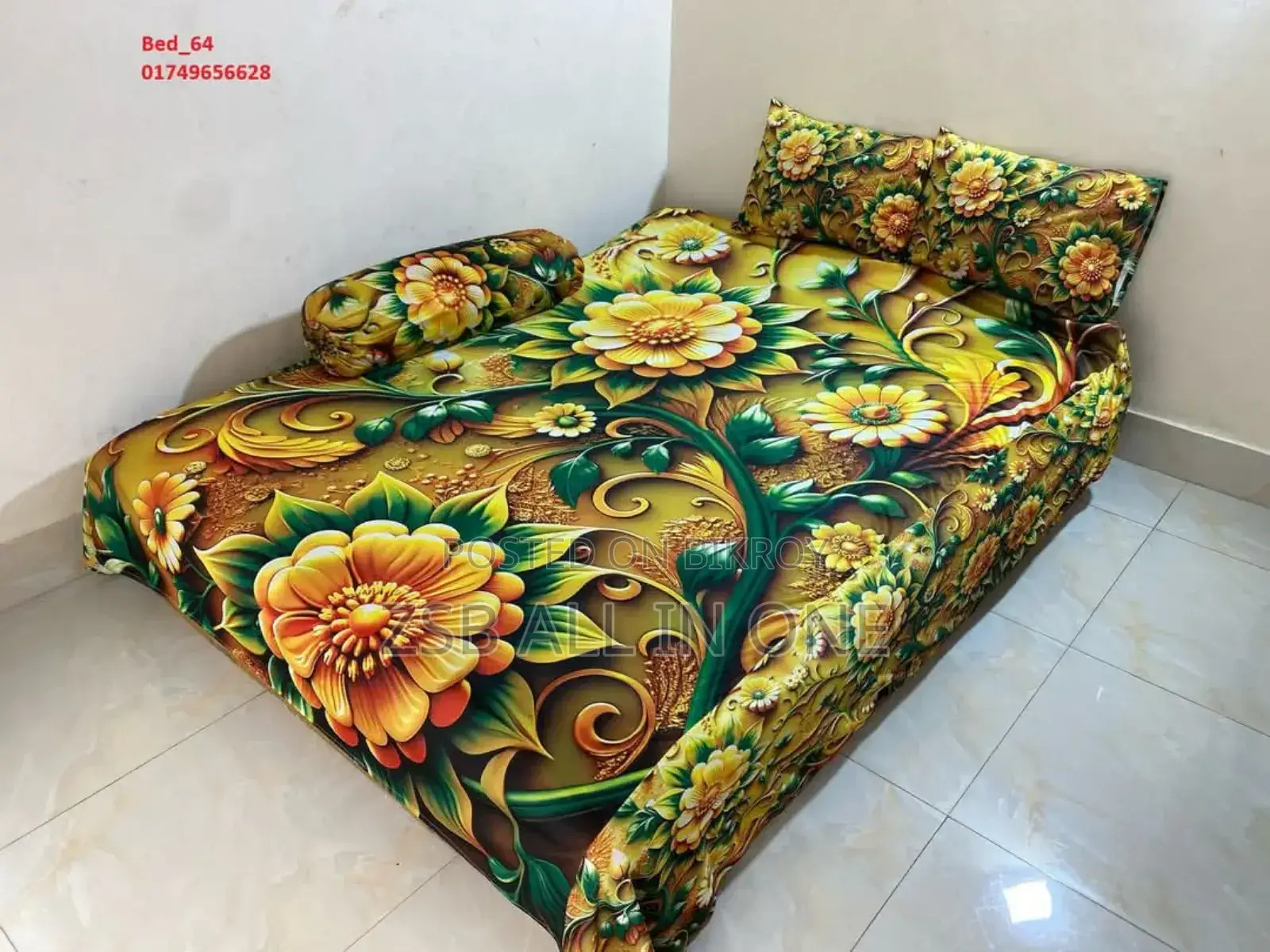 Premium 3D Bedsheet Four Piece Set China