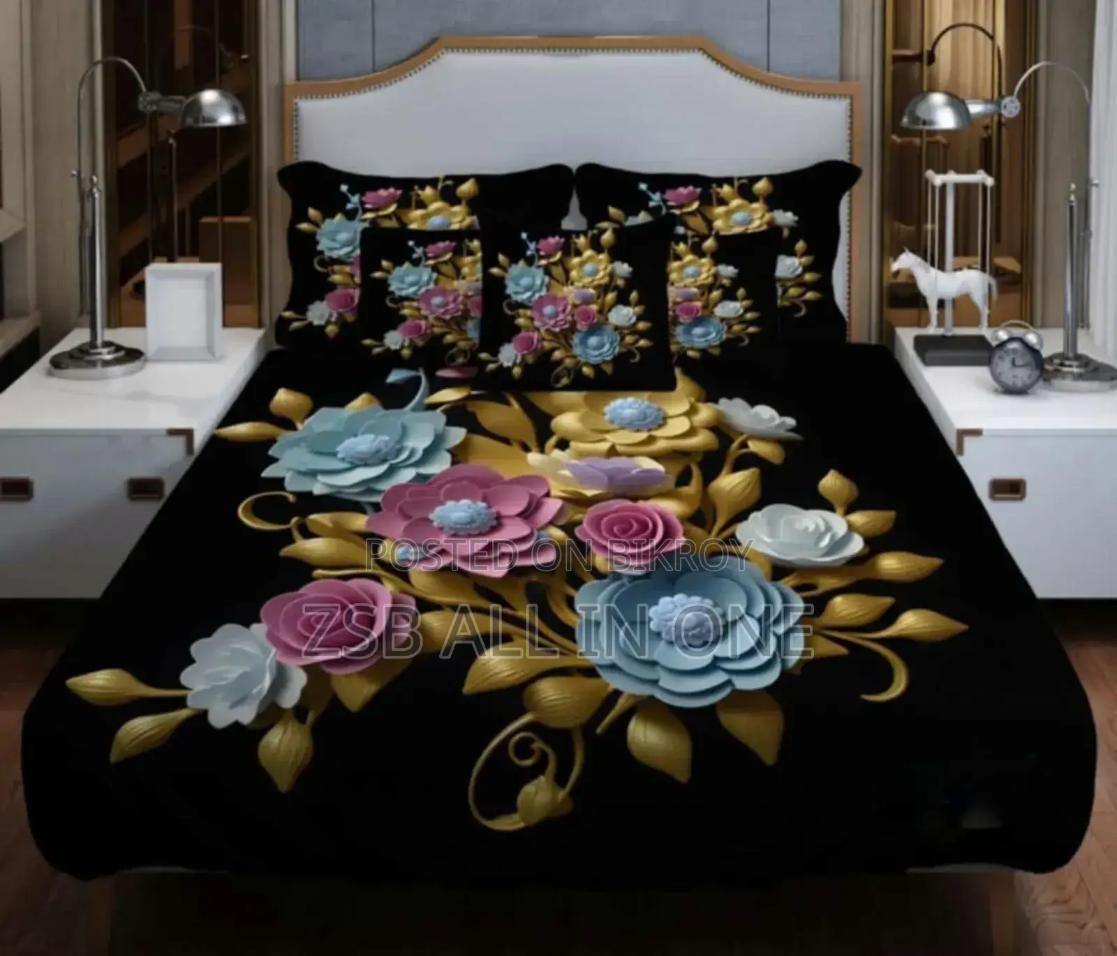 Premium 3D Bedsheet Four Piece Set China