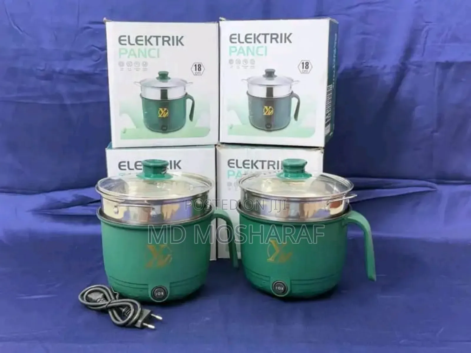 Elektrik Panci Cooking Pot- 18 সেন্টিমিটার মাল্টি-ফাংশনাল