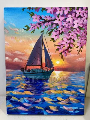 Photo - Brand New Acrylic Painting 16x12 in Canvas By.Atik Hasan