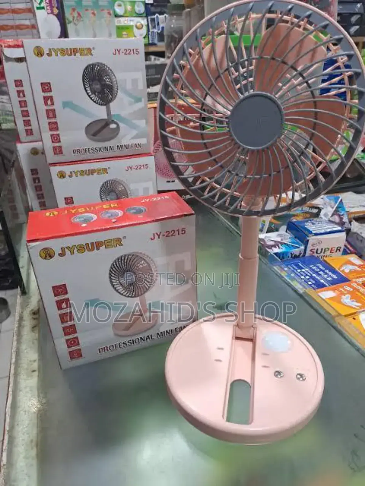 Jysuper 2215 Model High Power Mini Rechargble Fan
