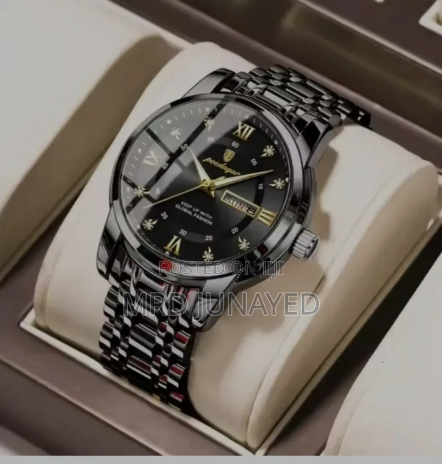 Poedagar 936 Fashion Luminous Quartz Watch for Men(সিটি লক)